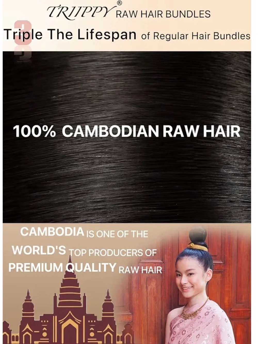 16” Natural Black Straight Human Hair Sew In 100g Bundle Hair Extension‎ #TF3